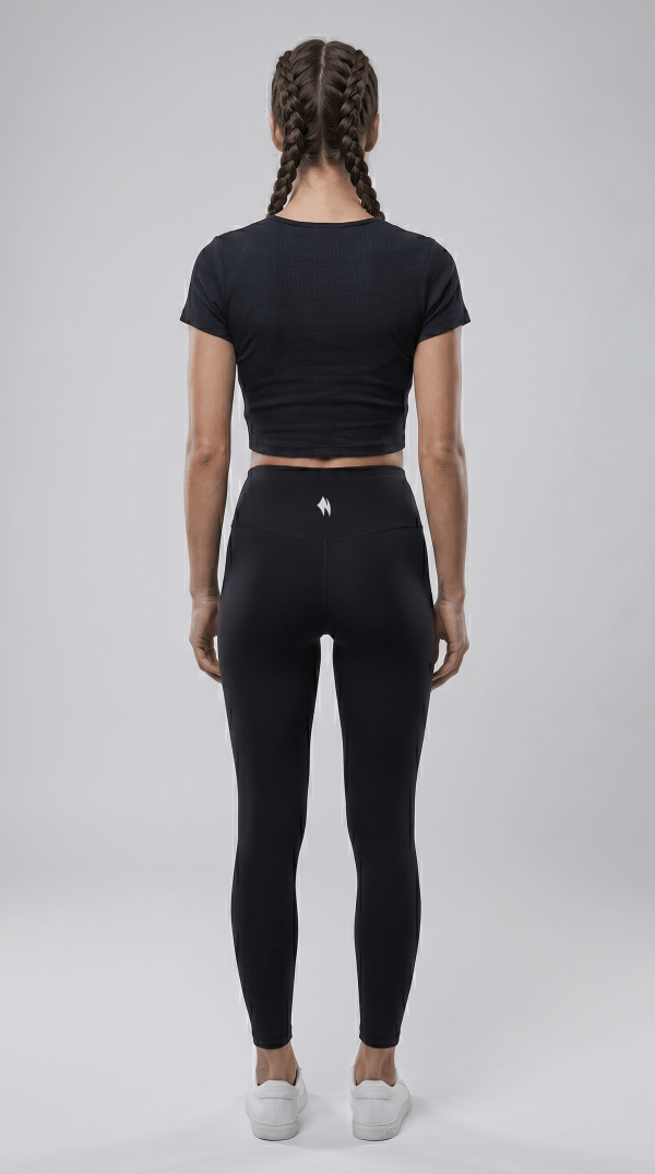 Büzgülü Crop Tişört