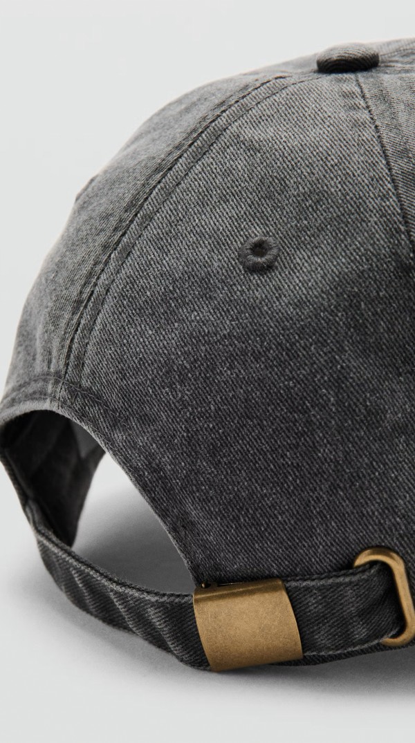 Woneagle Yıkamalı Eskitme Görünümlü Siyah Beyzbol Şapkası UNISEX